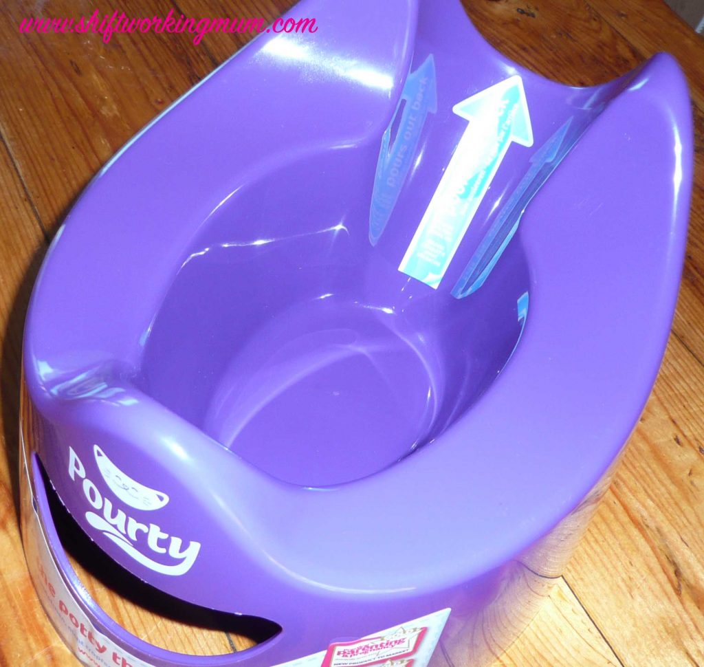 pourty potty in purple 
