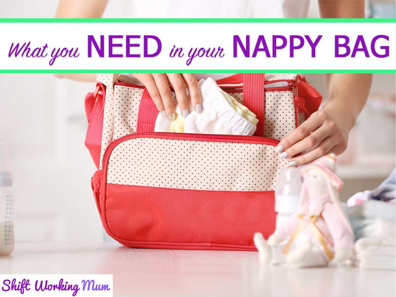 Checklist: What you need in your nappy changing bag