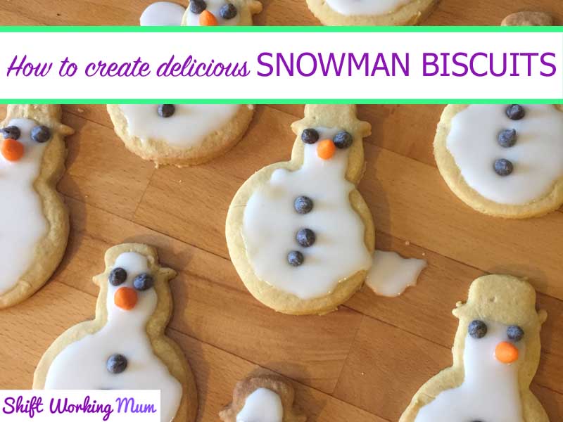 How to make Delicious Snowman Biscuits