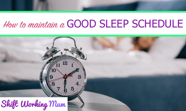 How to maintain a good sleep schedule