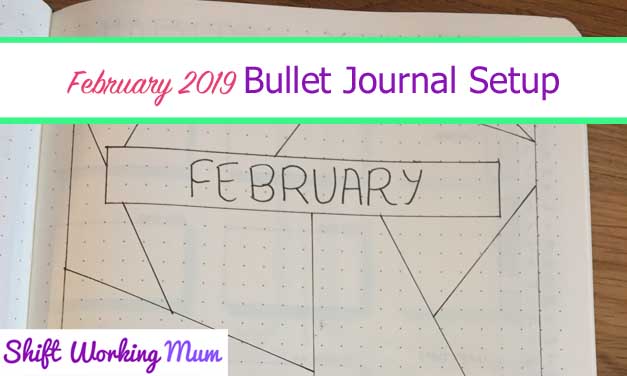 Feb 2019 bullet journal setup